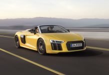 Lietuvoje jau galima užsisakyti Audi R8 Spyder V10 Audi R8 Spyder V10