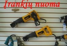 Įrankių nuoma – kada tikrai apsimoka įrankių nuoma